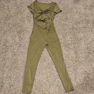 Olive Green Women's Jumpsuit